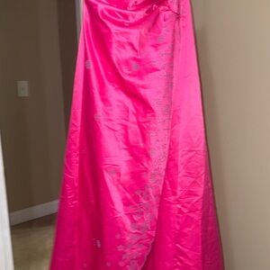 Stunning Fuchsia Prom Gown